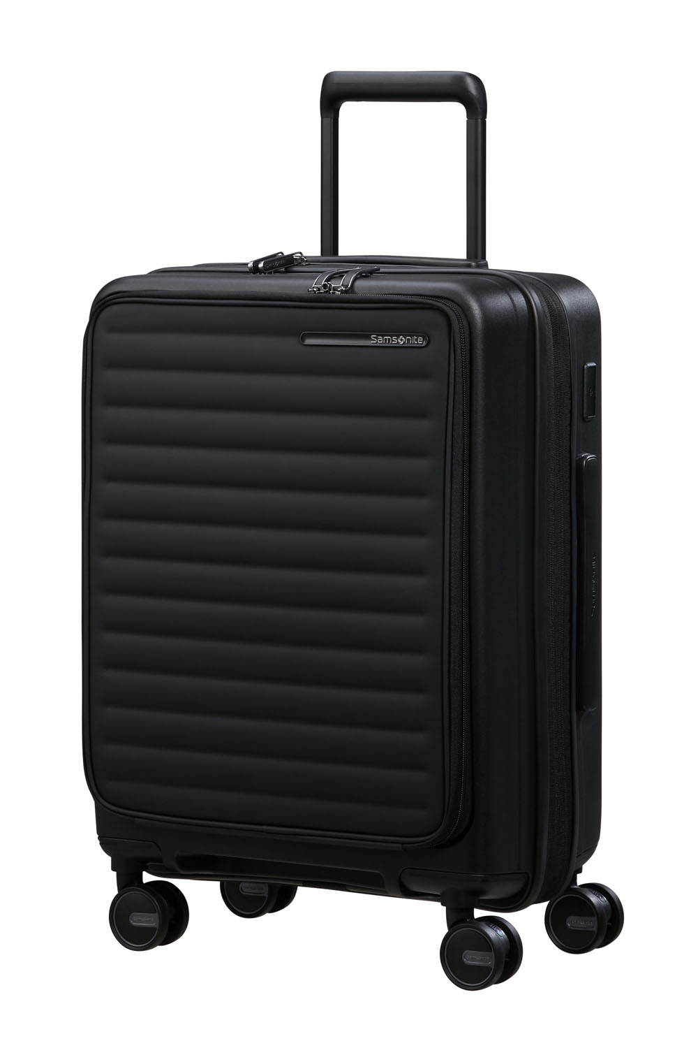 Samsonite Restackd EASY ACCESS Trolley mit 4 Rollen erweiterbar 55cm + GRATIS HOTELGUTSCHEIN Schwarz Samsonite Restackd EASY ACCESS Trolley mit 4 Rollen erweiterbar 55cm + GRATIS HOTELGUTSCHEIN Schwarz