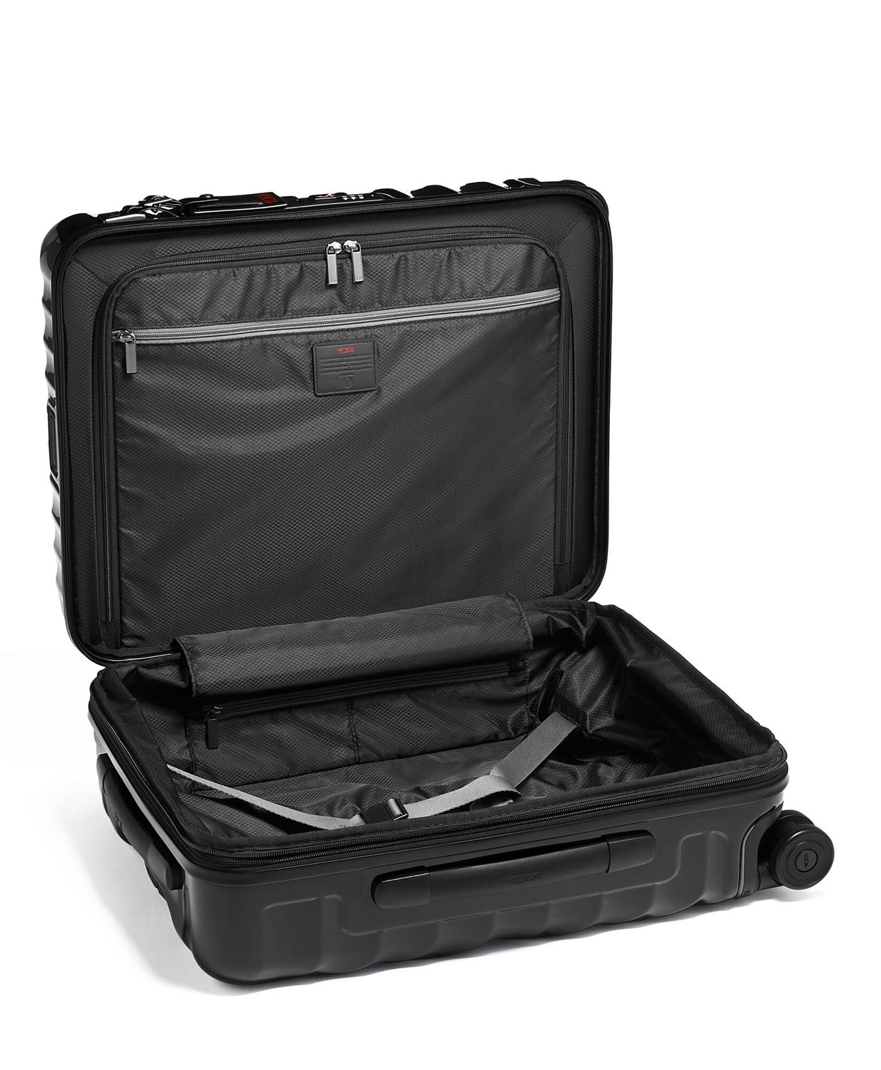 Tumi 19 Degree Continental erweiterbar Handgepäck 55cm, glänzend + GRATIS HOTELGUTSCHEIN Black