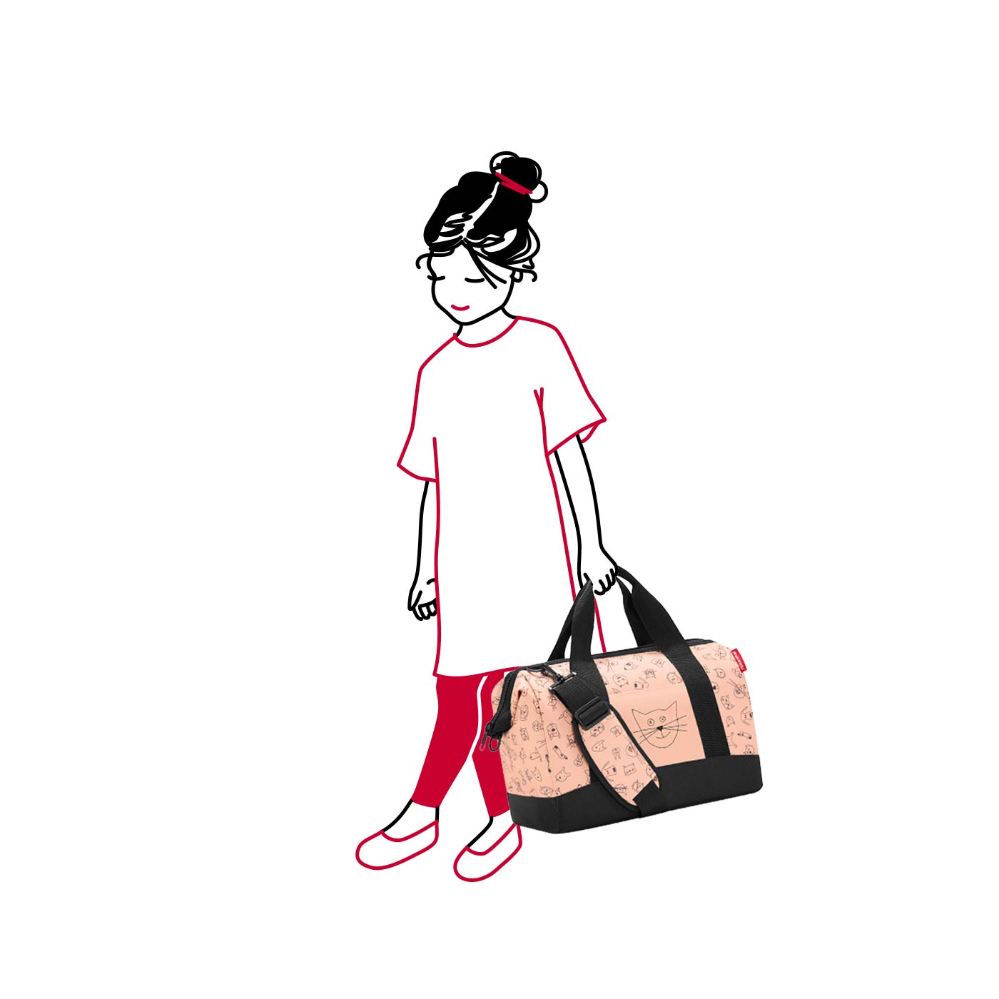 Reisenthel Kids Allrounder M cats and dogs rose Reisenthel Kids Allrounder M cats and dogs rose