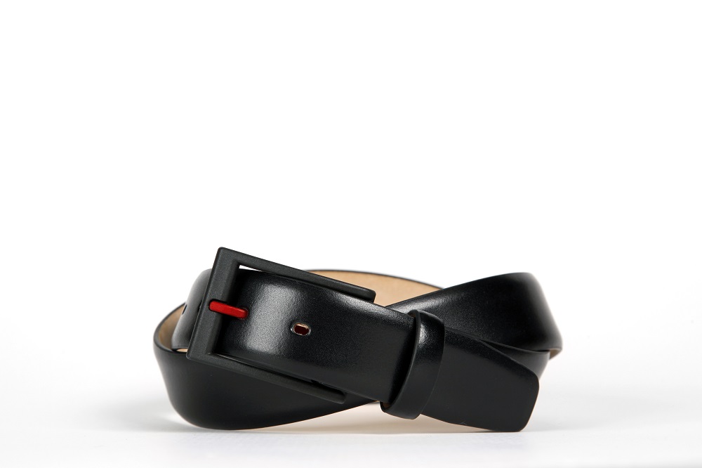 Flyerbelt Security Metallfreier Gürtel 105 cm-Mit dem roten Dorn Schwarz Flyerbelt Security Metallfreier Gürtel 105 cm-Mit dem roten Dorn Schwarz