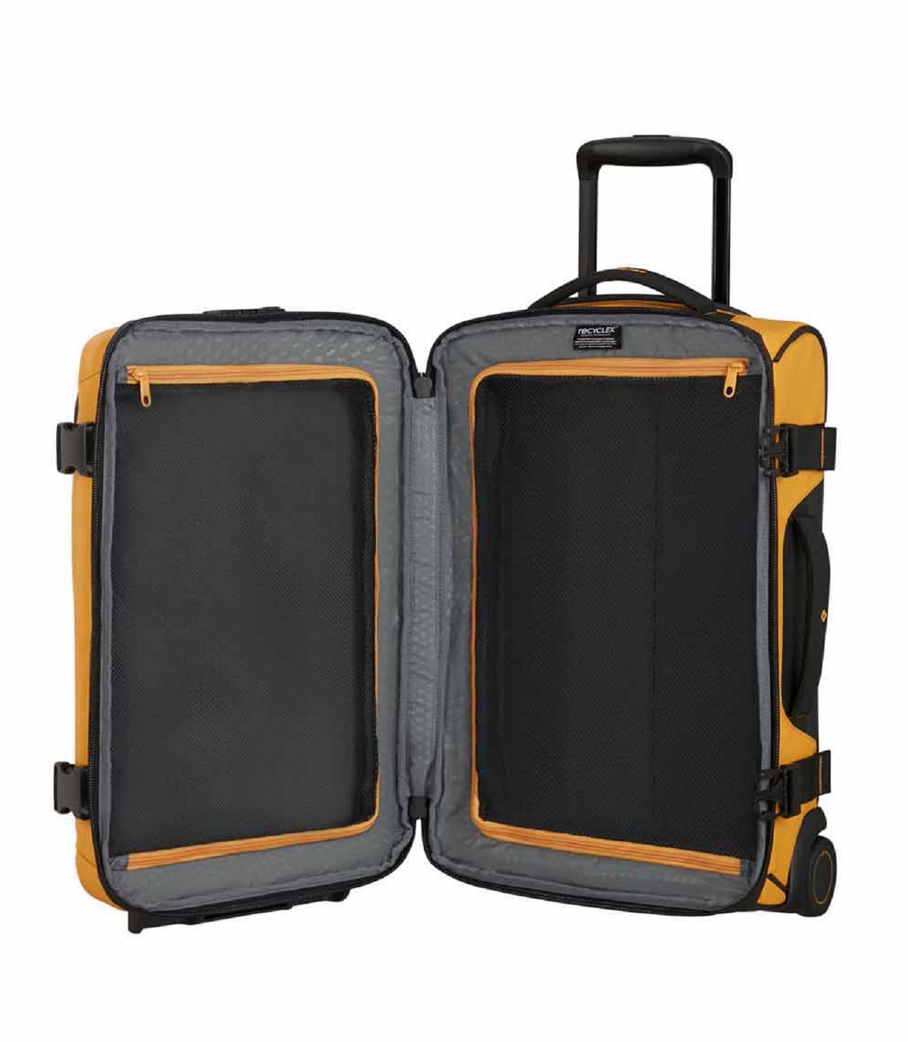 Samsonite Ecodiver Reisetasche mit Rollen & Doppelrahmen 55cm + GRATIS HOTELGUTSCHEIN Gelb