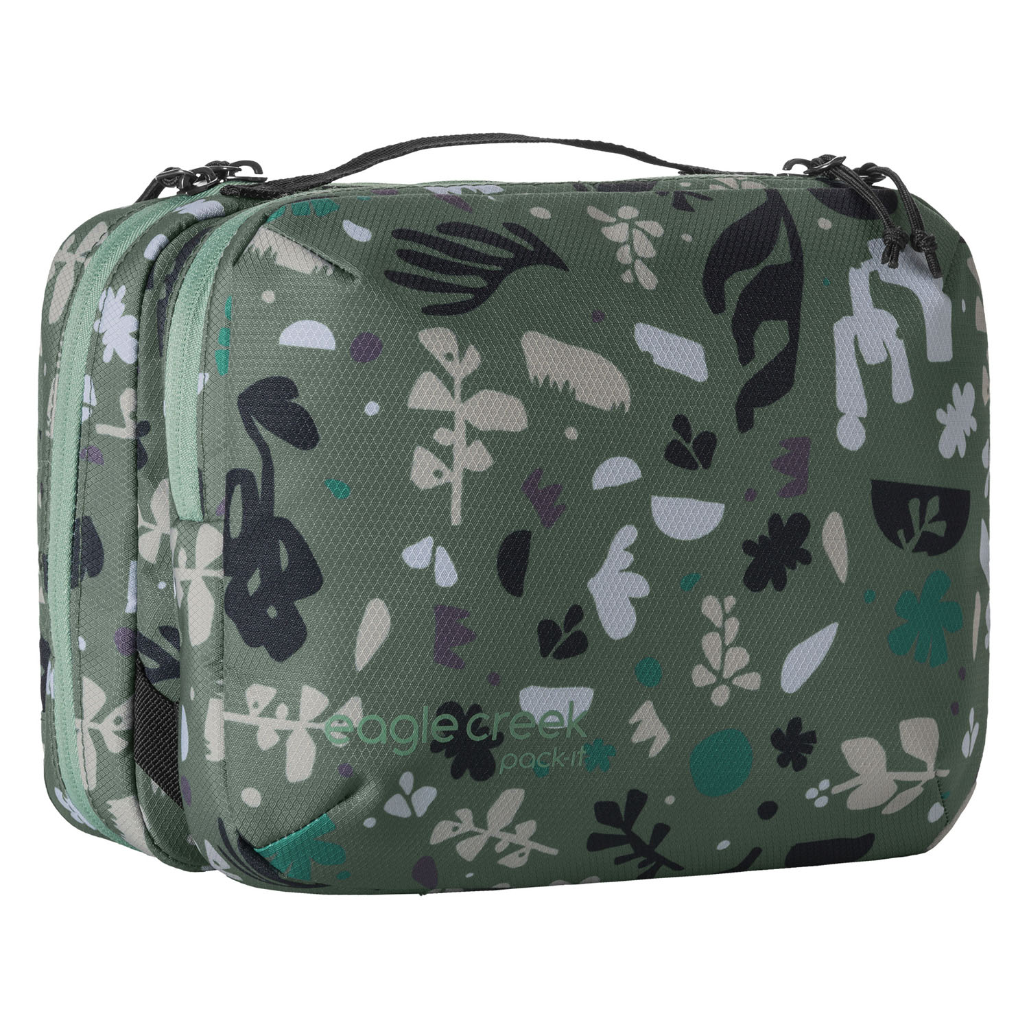 Eagle Creek Pack-It® NEW Trifold Toiletry Kit Roots & Shoots:Duck Green