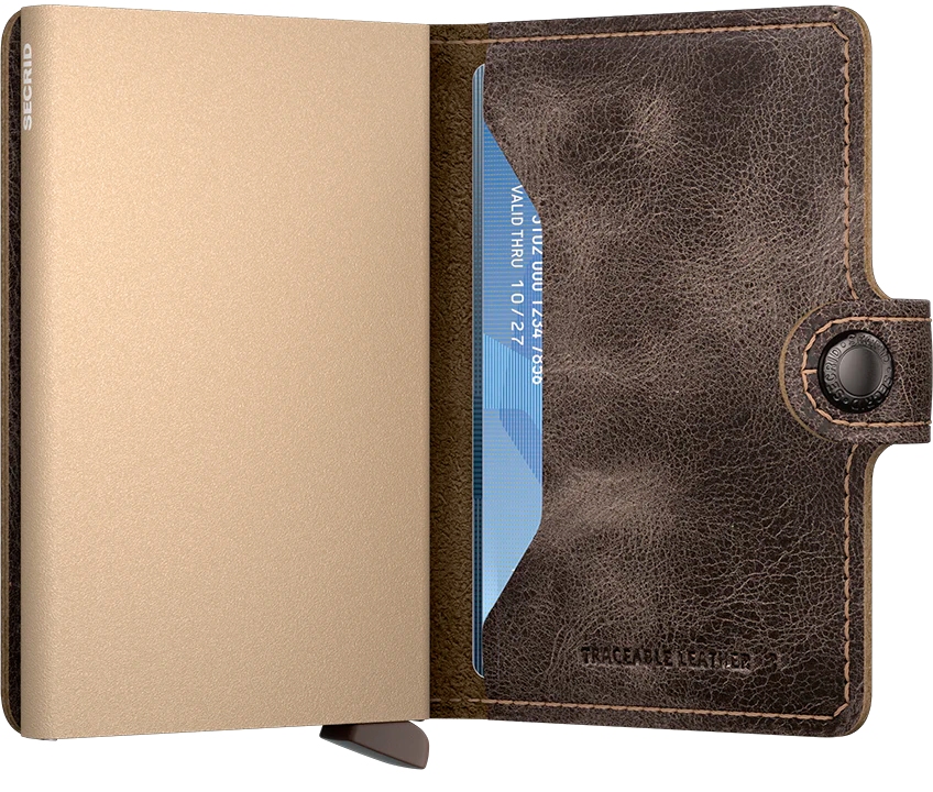 Secrid Miniwallet Vintage MV-Traceable Clay Secrid Miniwallet Vintage MV-Traceable Clay