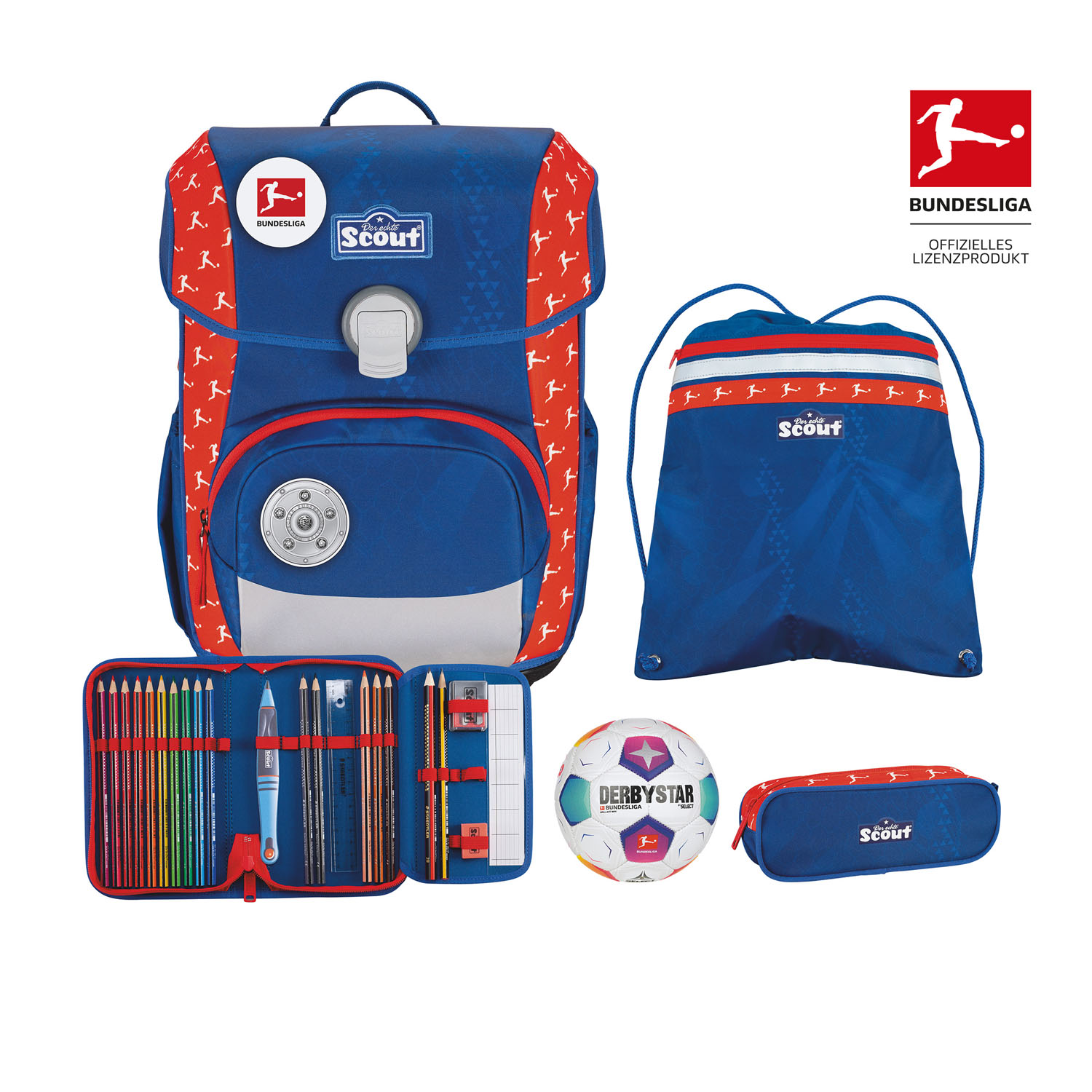 Scout Neo Bundesliga Schulranzen-Set 4-teilig 1. Liga