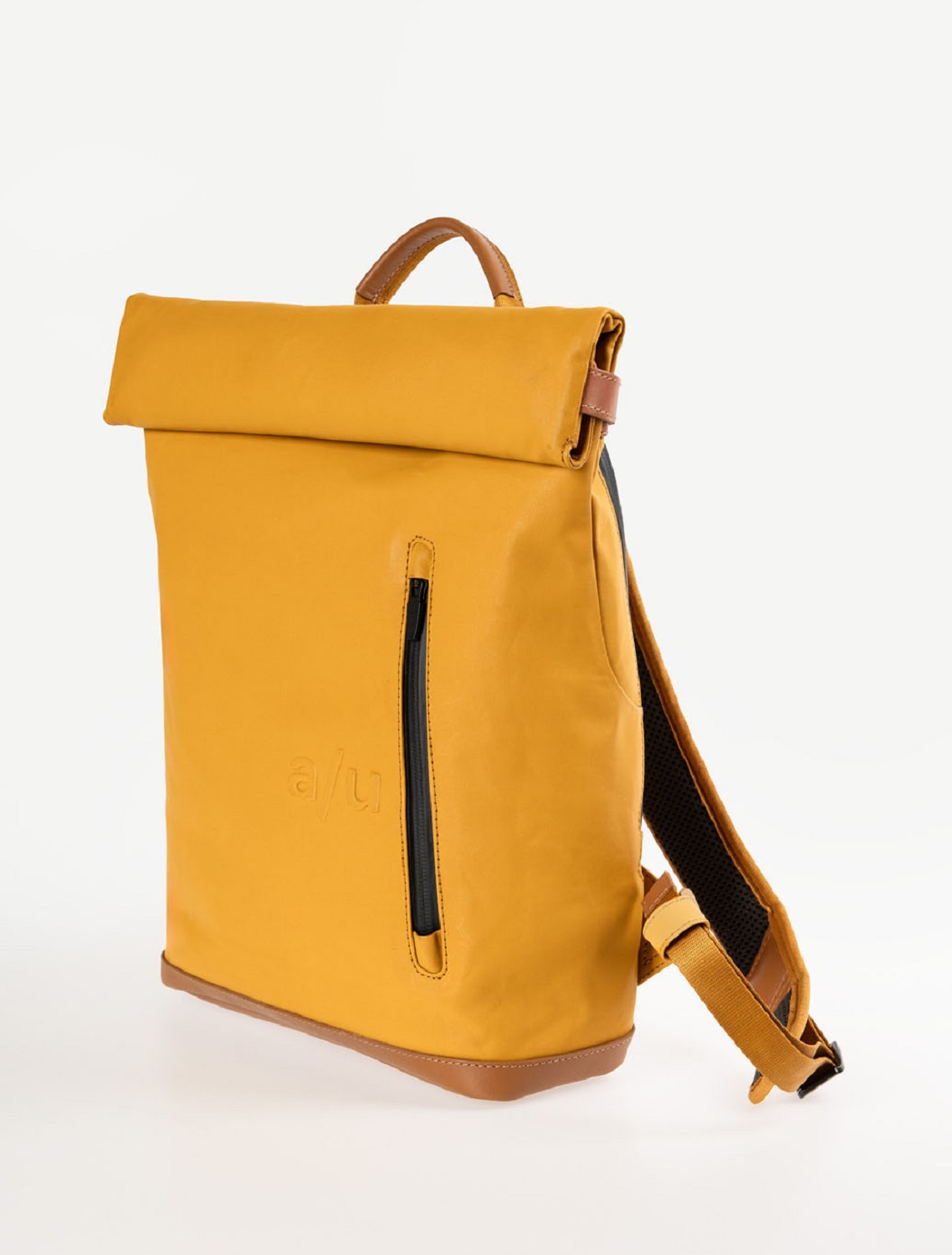 aunts & uncles Japan Wakayama Rolltop Rucksack mit 13" Notebookfach mustard