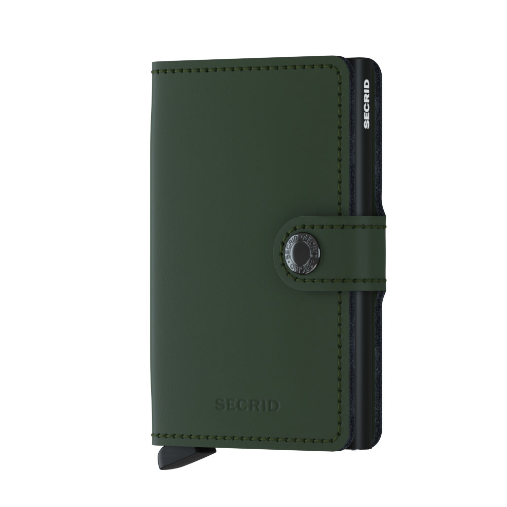Secrid Miniwallet Matte MM-Green-Black