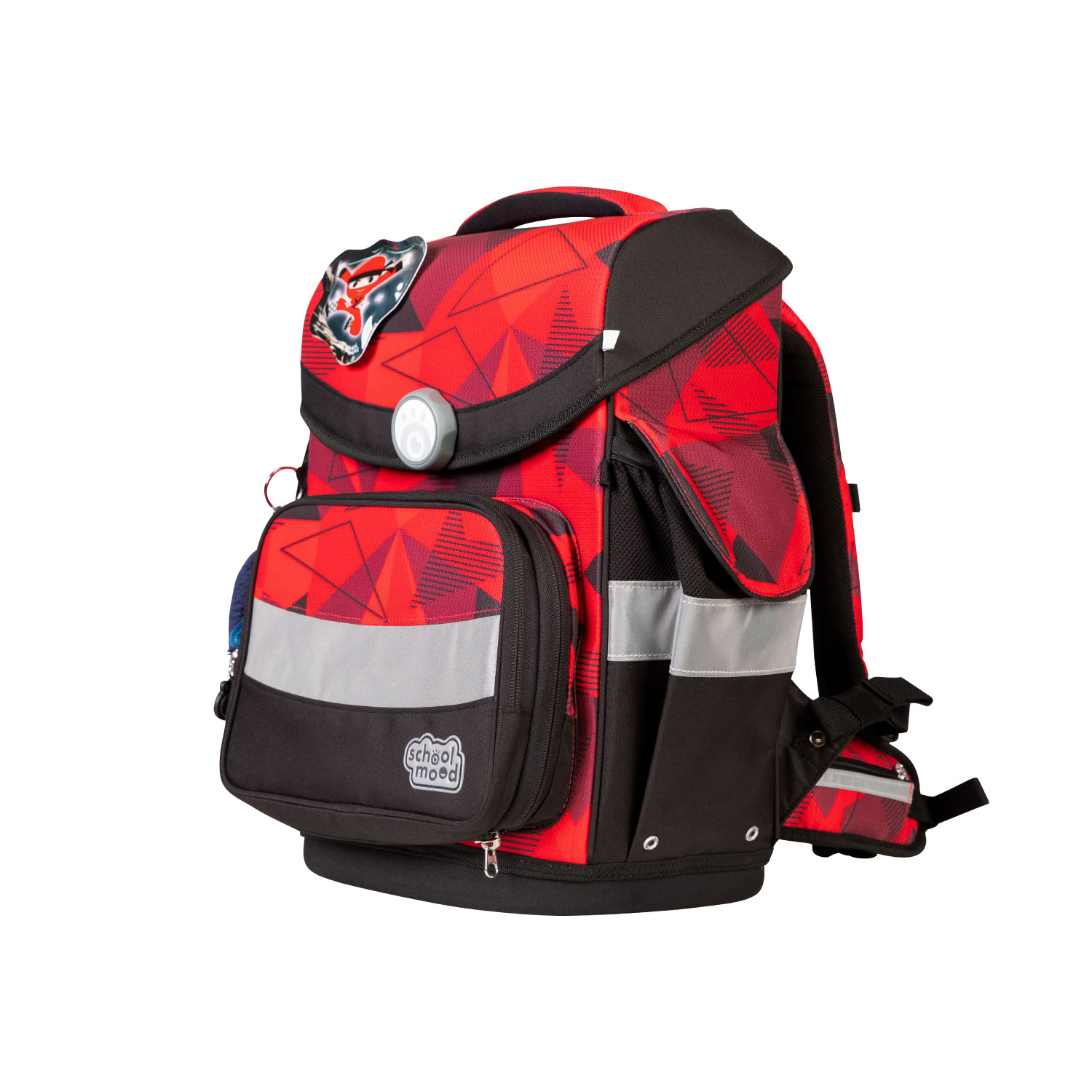 School-Mood Timeless Pro 7-tlg. Schulranzenset Kai (Ninja)