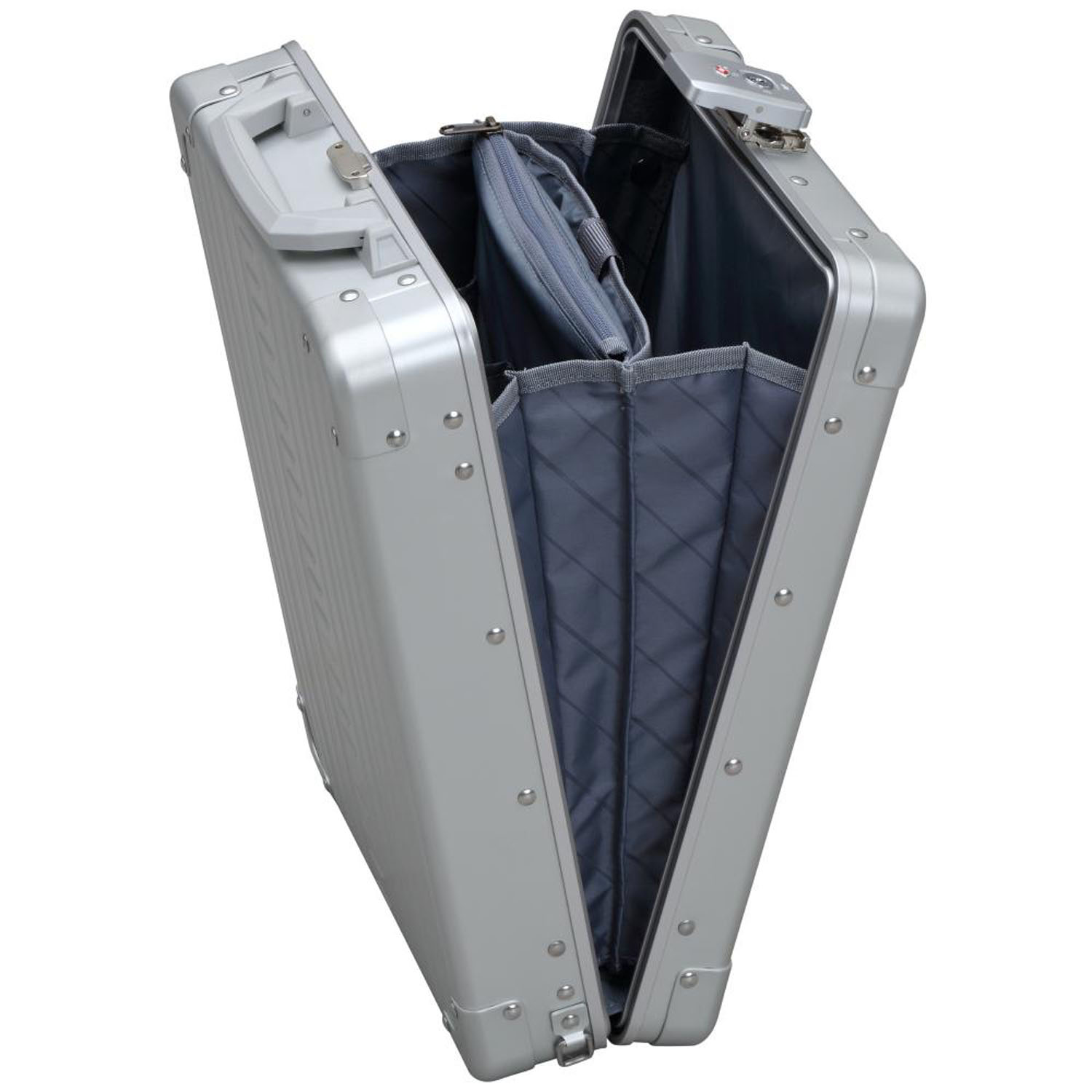 Aleon Business Briefcase Vertical 16" Silber Aleon Business Briefcase Vertical 16" Silber