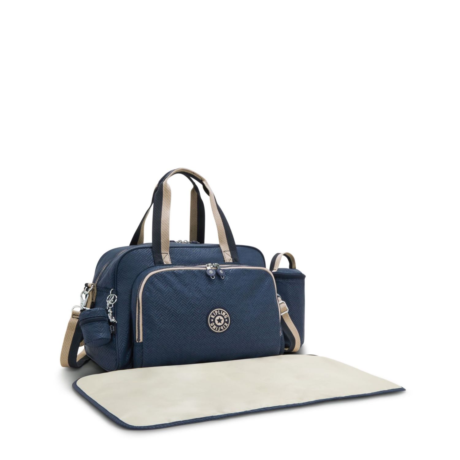 Kipling CAMAMA Babytasche mit Wickelmatte Endless Bleu Emboss Kipling CAMAMA Babytasche mit Wickelmatte Endless Bleu Emboss