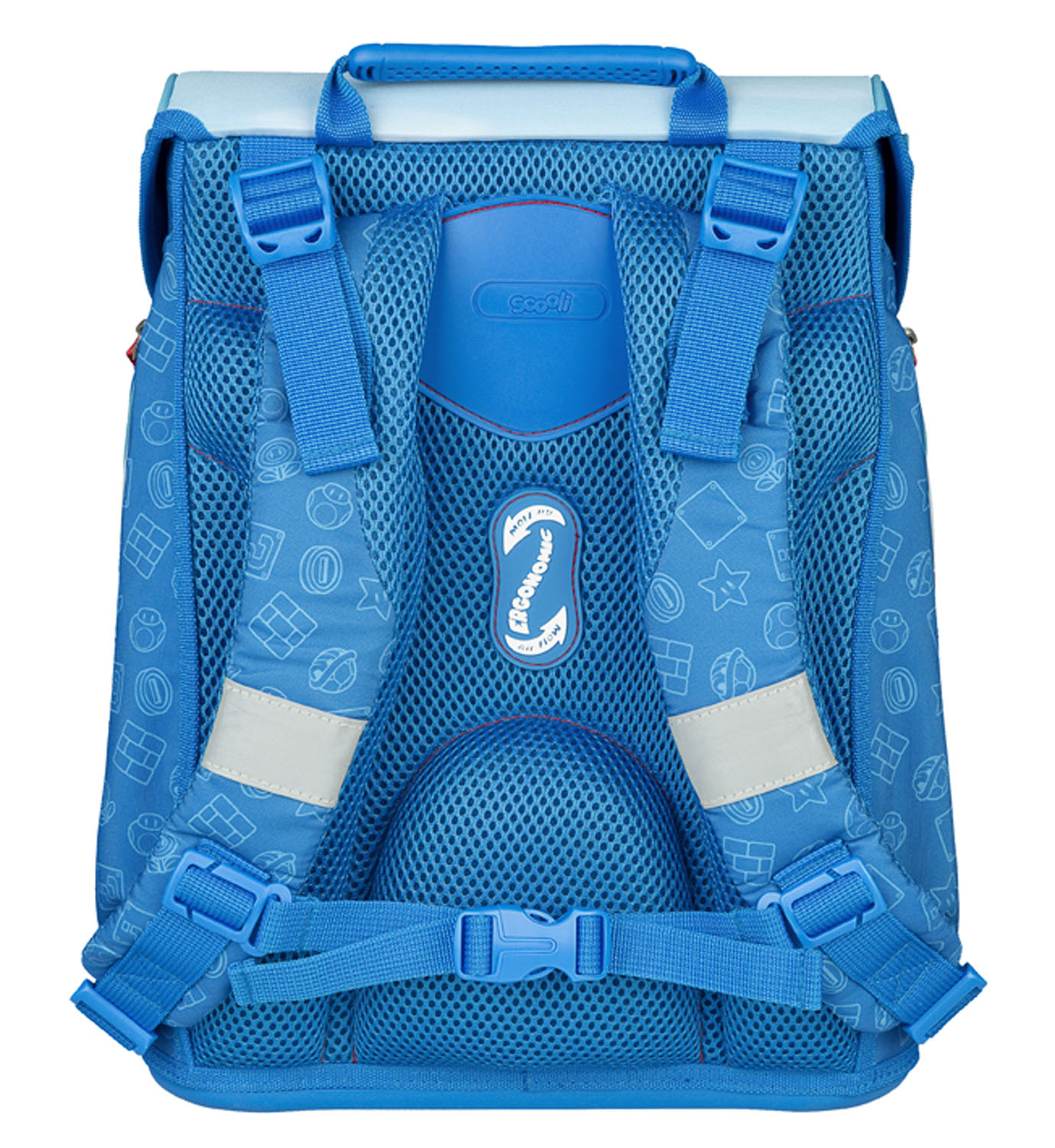 Scooli EasyFit Schulranzen, 5-teiliges Set Super Mario Scooli EasyFit Schulranzen, 5-teiliges Set Super Mario