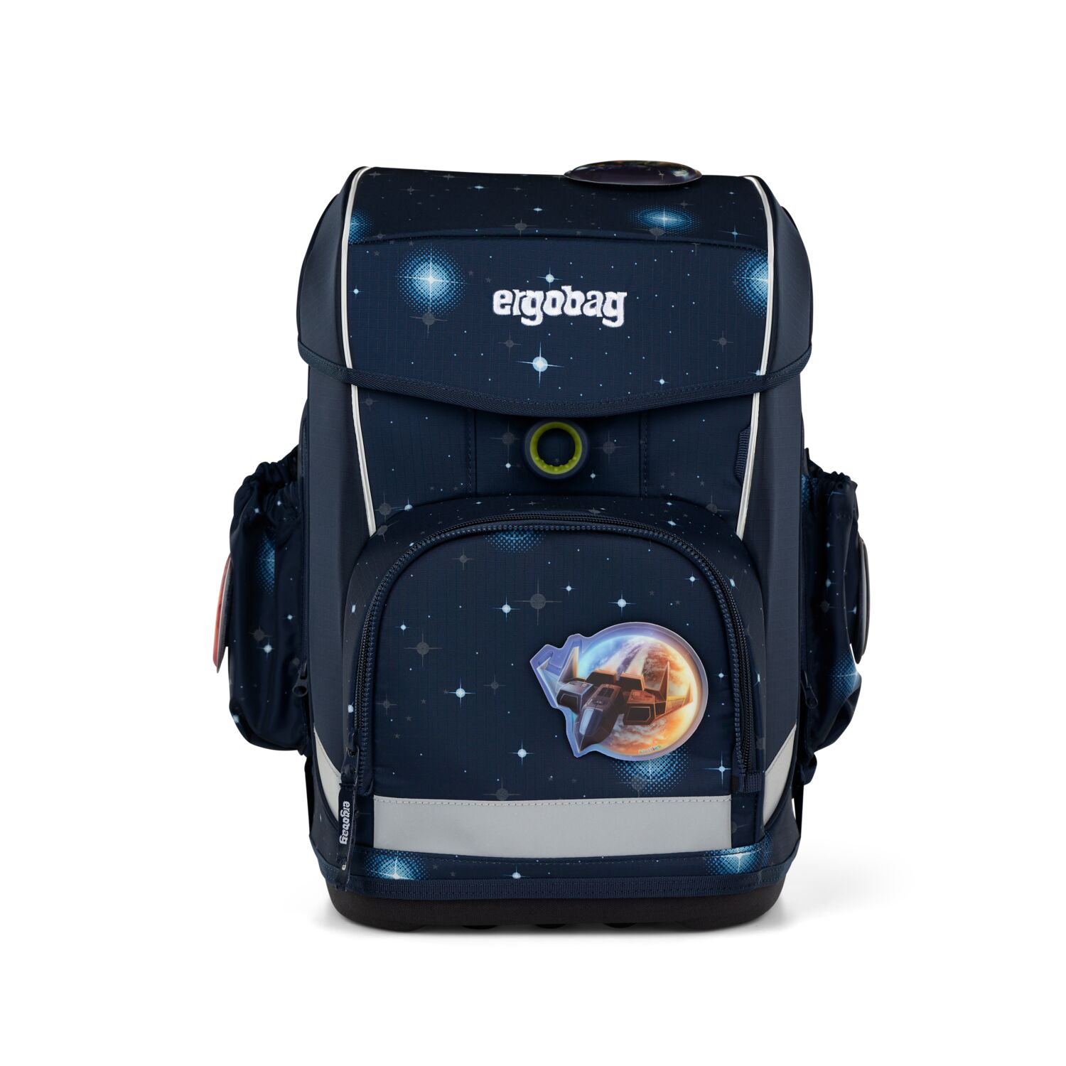ergobag cubo light GALAXY GLOW 6-teiliges Schulrucksack-Set 2025 KoBärnikus