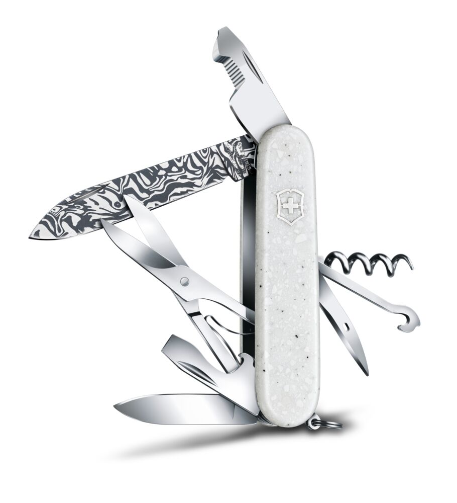Victorinox Limited Edition 2025 Special Companion Damast, 12 Funktionen, Mittleres Taschenmesser