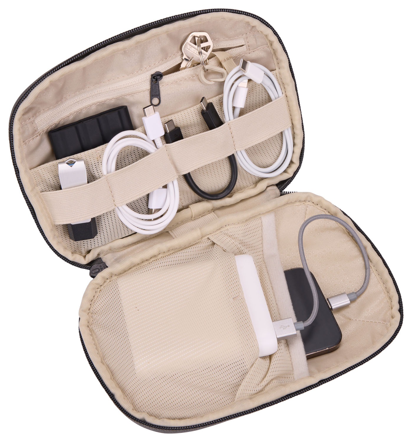 THULE Subterra 2 Powershuttle -Elektroniktasche mittelgroß Vetiver Gray