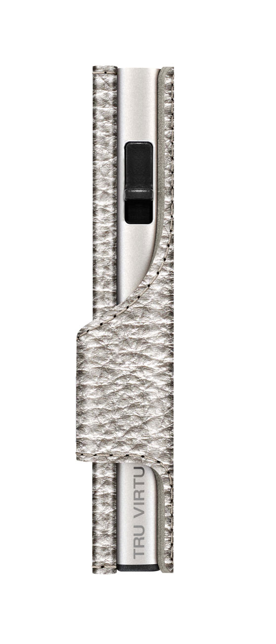 Tru Virtu Click & Slide Wallet Silver Metallic/Silver
