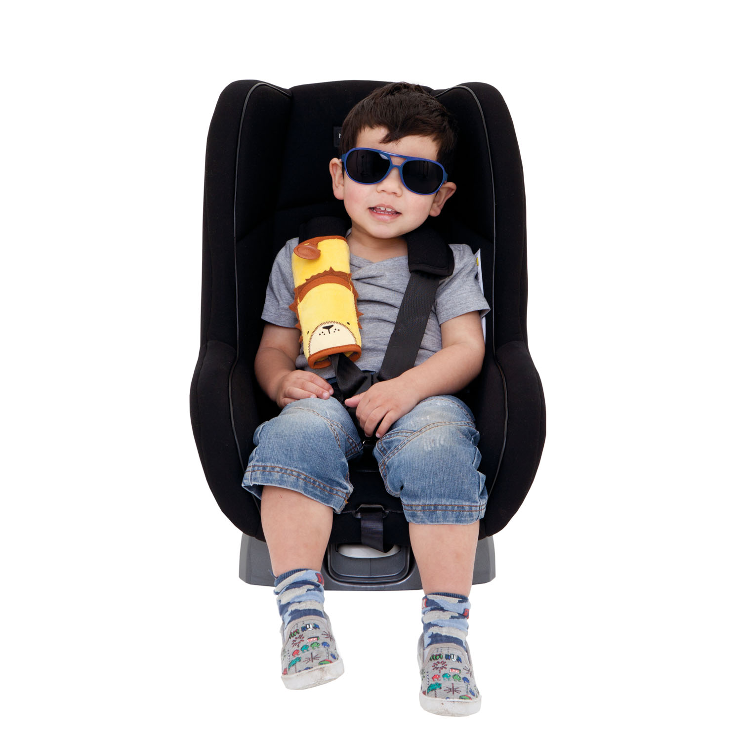 Trunki SnooziHedz Gurtpolster Löwe Leeroy Gelb Trunki SnooziHedz Gurtpolster Löwe Leeroy Gelb