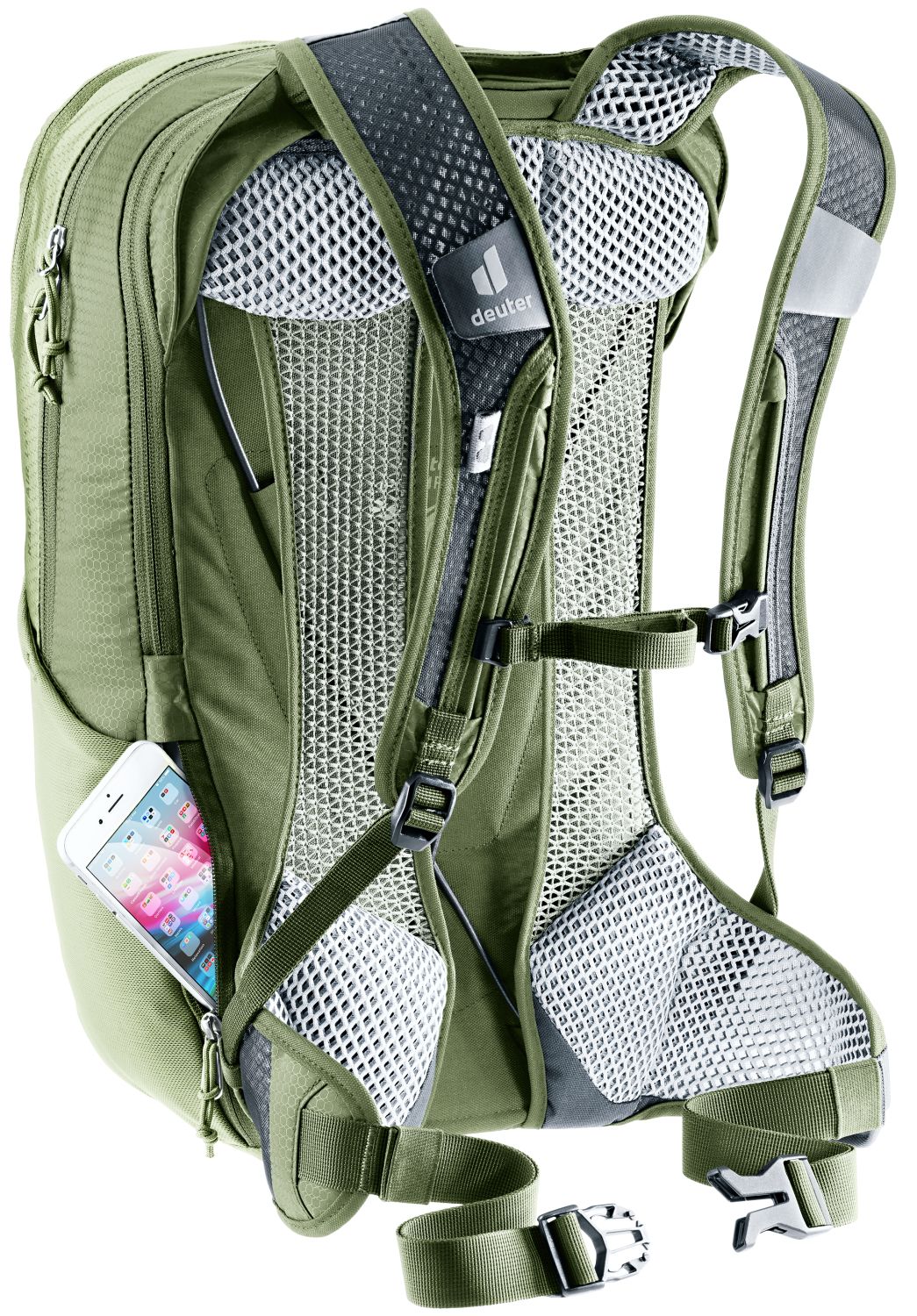 Deuter Race Air 14+3 Fahrradrucksack mineral-grove