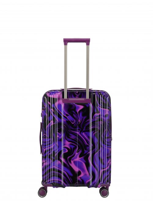 Travelite Lascana Edition 4w Trolley M Purple Swirl Travelite Lascana Edition 4w Trolley M Purple Swirl