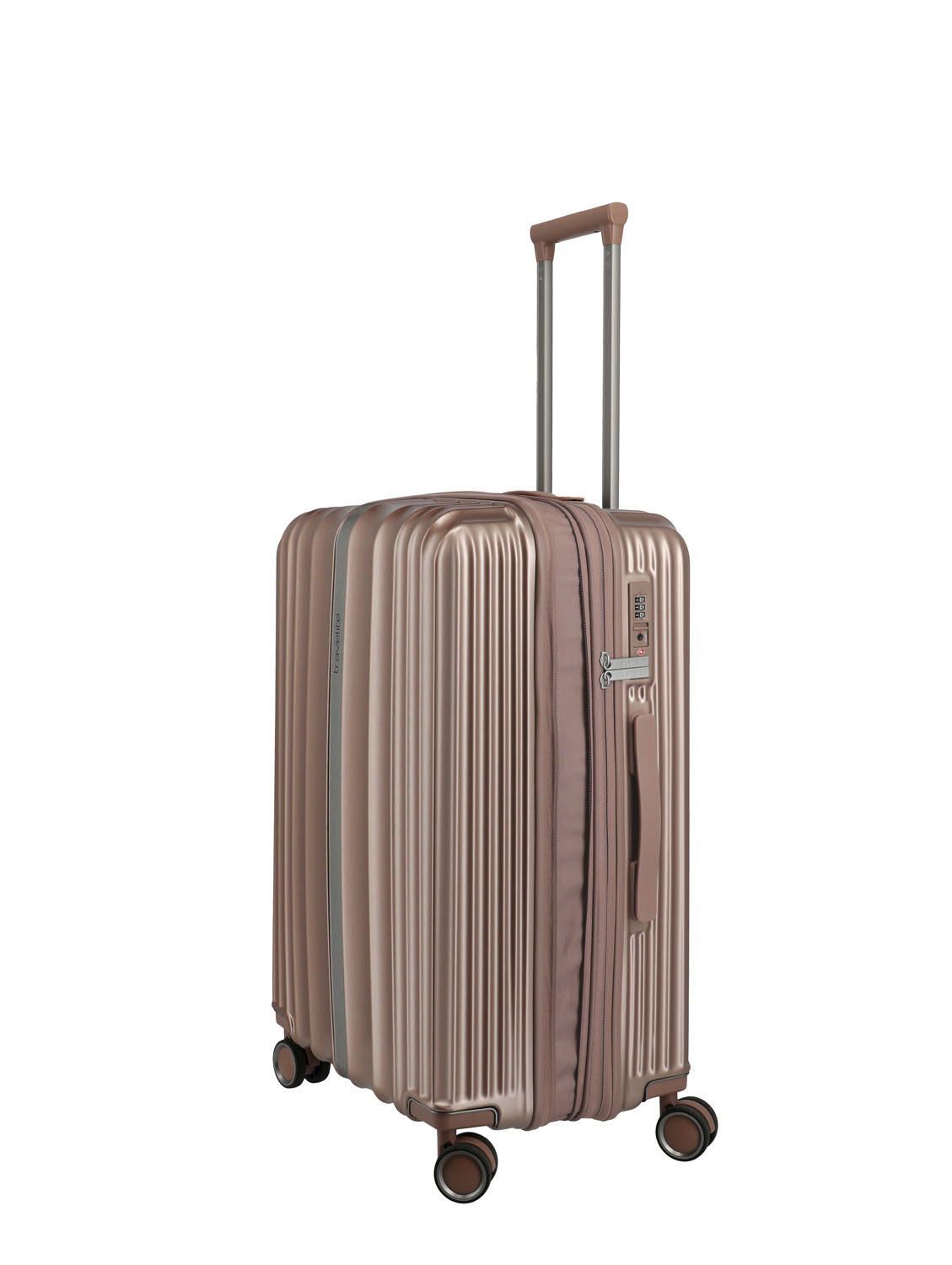 Travelite Paros Trolley M 4-Rollen erweiterbar Cappuccino Travelite Paros Trolley M 4-Rollen erweiterbar Cappuccino