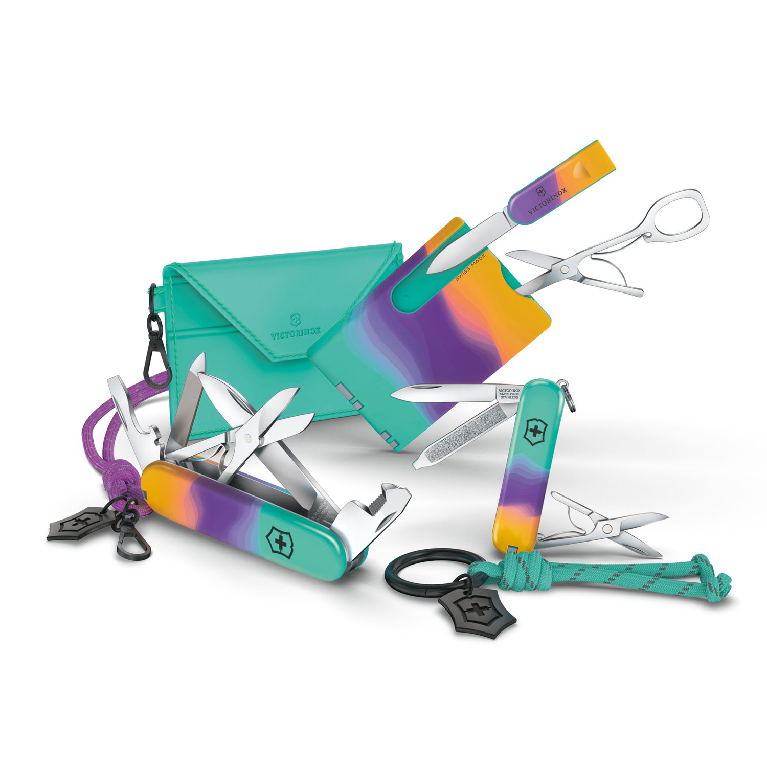 Victorinox Accessoires Key Ring -Live to Explore Kollektion turquoise Victorinox Accessoires Key Ring -Live to Explore Kollektion turquoise