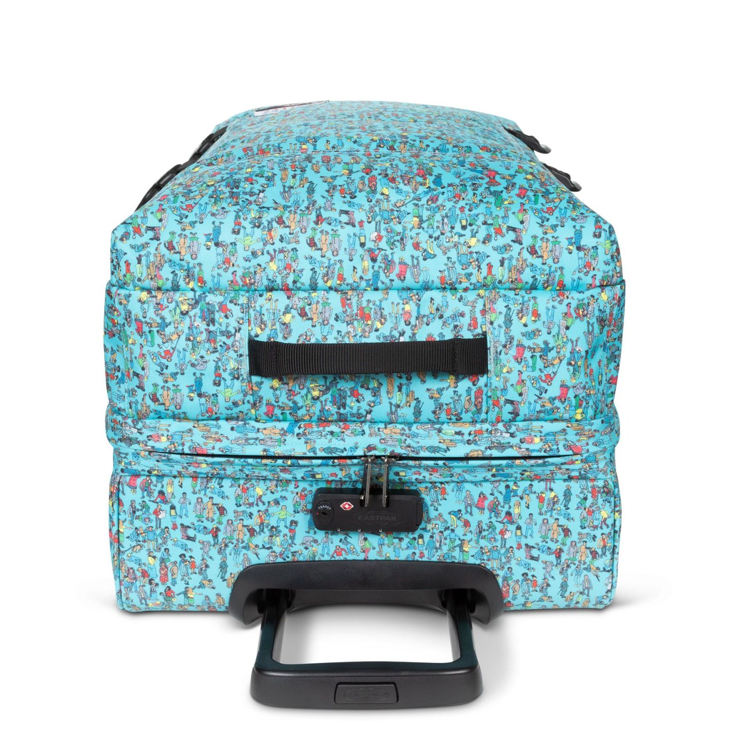 Eastpak Tranverz M Trolley 2 Rollen Where's Wally Pattern Blue Eastpak Tranverz M Trolley 2 Rollen Where's Wally Pattern Blue