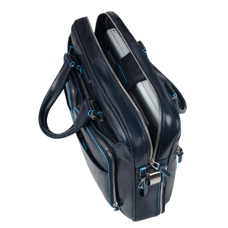 Piquadro Blue Square Schmale Laptoptasche mit Laptofach 14" Rot Piquadro Blue Square Schmale Laptoptasche mit Laptofach 14" Rot