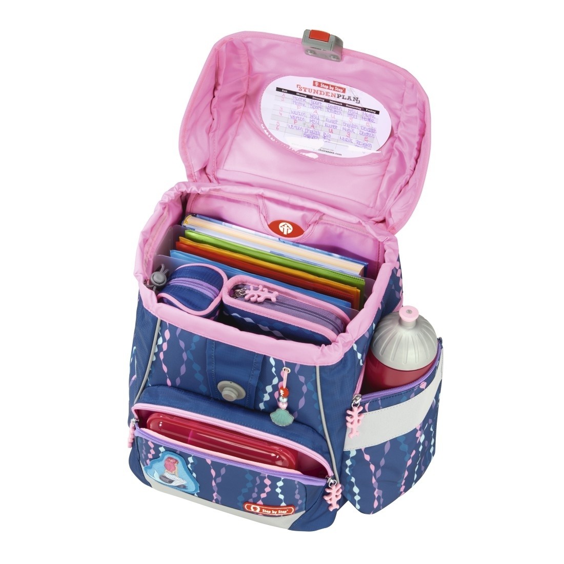 Step by Step 2IN1 PLUS Schulranzen-Set, 6-teilig Mermaid Bella