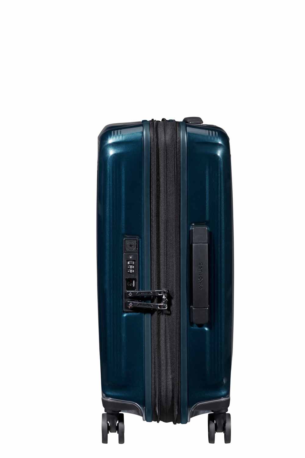 Samsonite Nuon Trolley mit 4 Rollen erweiterbar 55cm + GRATIS HOTELGUTSCHEIN Metallic Dark Blue Samsonite Nuon Trolley mit 4 Rollen erweiterbar 55cm + GRATIS HOTELGUTSCHEIN Metallic Dark Blue
