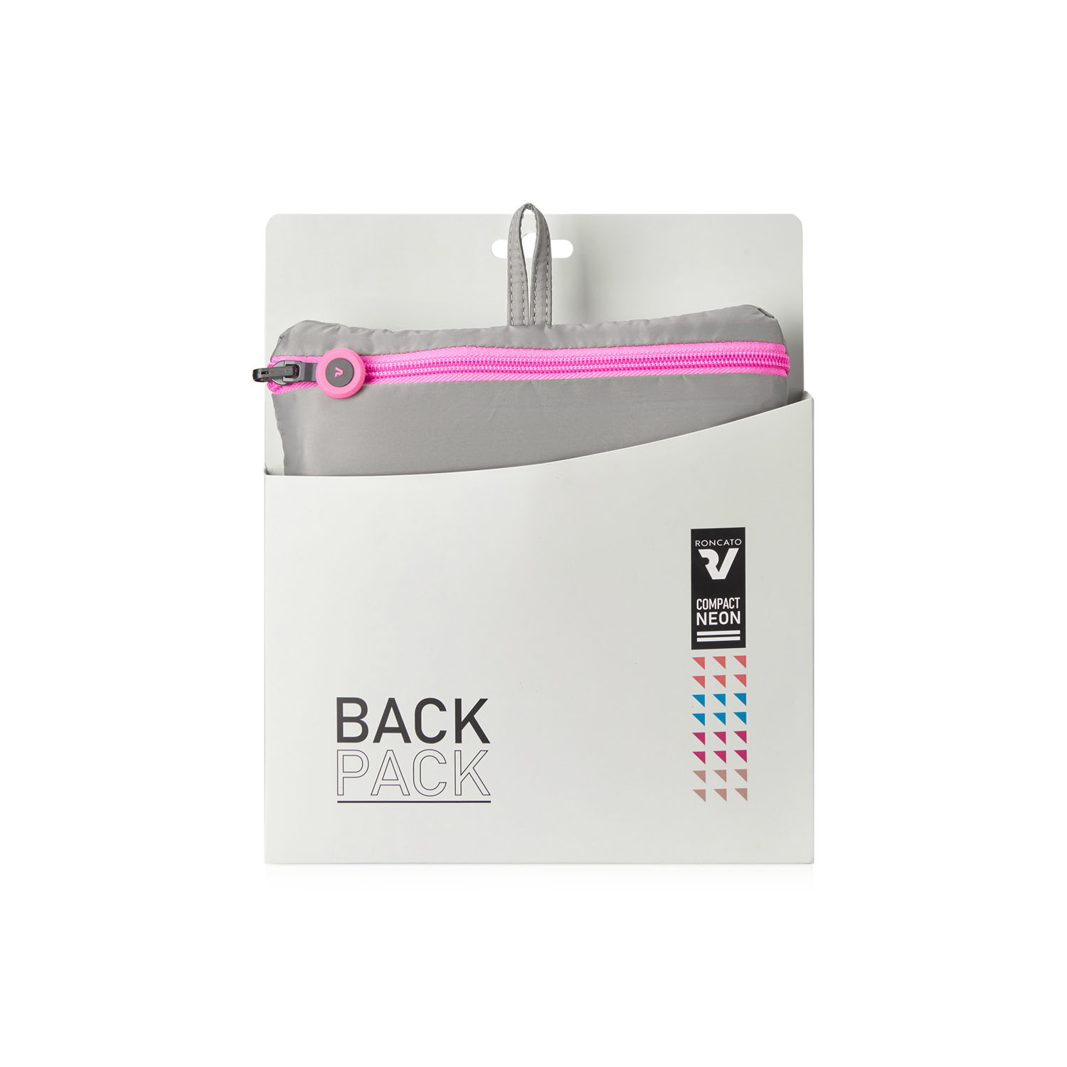 Roncato Compact Neon Mini Rucksack Carry-On Grey Roncato Compact Neon Mini Rucksack Carry-On Grey