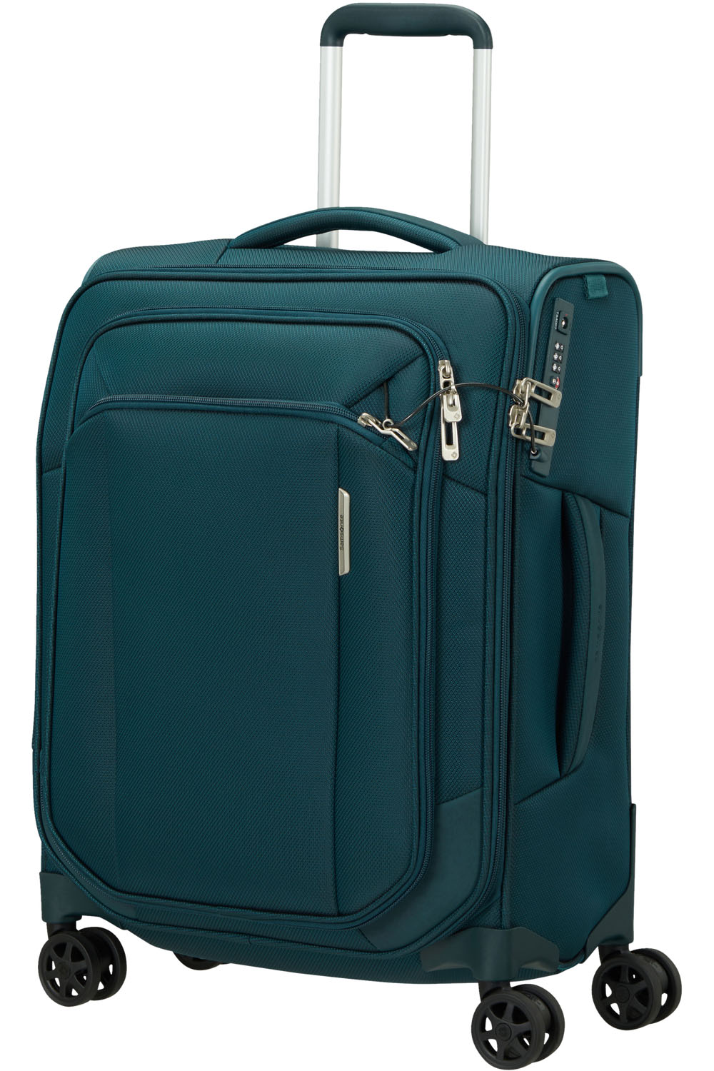 Samsonite Respark Trolley mit 4 Rollen 55cm Strict + GRATIS HOTELGUTSCHEIN Petrol Blue Samsonite Respark Trolley mit 4 Rollen 55cm Strict + GRATIS HOTELGUTSCHEIN Petrol Blue
