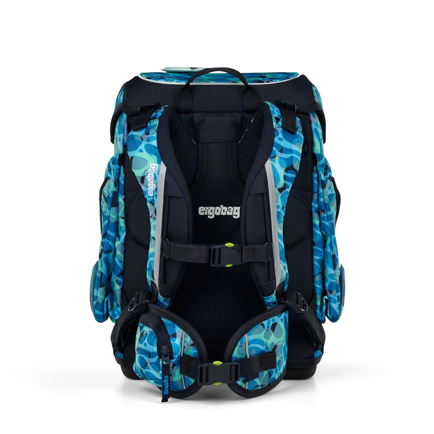 ergobag cubo ECO HERO 5-teiliges Schulrucksack-Set 2025 AbtauchBär ergobag cubo ECO HERO 5-teiliges Schulrucksack-Set 2025 AbtauchBär
