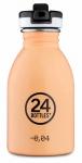 24Bottles® Urban Bottle Kids 250ml mit Sport Lid Peach Orange jetzt online kaufen