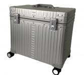 Aleon Pilotenkoffer 17" 4-Wheel Pilot Case - 46L Silber jetzt online kaufen