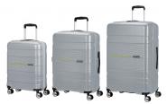 American Tourister Funstripe Trolley-Set 55/66/76cm mit 4 Rollen Silver jetzt online kaufen