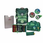 DerDieDas ErgoFlex EASY Schulrucksack-Set 5-teilig mit Sporttasche Soccer Green jetzt online kaufen