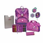 DerDieDas ErgoFlex Schulranzen-Set, 5-teilig mit Sporttasche Purple Dots jetzt online kaufen