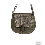 Desiderius Mons Karinna Rindsleder Handtasche Dark Olive jetzt online kaufen