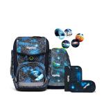 ergobag cubo Reflex Glow 2023 Schulrucksack-Set, 5-tlg. Bär Anhalter durch die Galaxis jetzt online kaufen