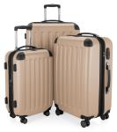 Hauptstadtkoffer Spree 3er Koffer-Set Hartschalenkoffer Reisekoffer-Set, TSA, 4 Rollen, S M & L Champagner jetzt online kaufen