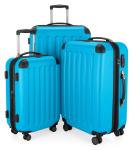 Hauptstadtkoffer Spree 3er Koffer-Set Hartschalenkoffer Reisekoffer-Set, TSA, 4 Rollen, S M & L Cyanblau jetzt online kaufen