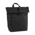 Leonhard Heyden Den Haag Leder-Rucksack Rolltop Schwarz jetzt online kaufen