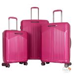 March fjord Koffer-Set L-M-S, 4-Rollen magenta metal jetzt online kaufen