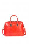 Olivia Lauren Louna Medium Business Computertasche 17" Croco Snake Red jetzt online kaufen