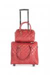 Olivia Lauren Lyana Trolley Bag + Handtasche Burgund jetzt online kaufen