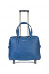 Olivia Lauren Saphir Trolley-Tasche mit 2-Rollen Blue jetzt online kaufen