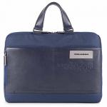 Piquadro Ade Laptoptasche 15,6" aus recyceltem Stoff, mit iPad®-Fach blau jetzt online kaufen