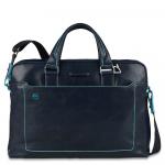 Piquadro Blue Square Kurzgriff-Laptoptasche mit iPad®-Fach, Schirm/ Flaschentasche Nachtblau jetzt online kaufen