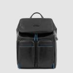 Piquadro Blue Square Revamp Laptop-Rucksack 14" mit iPad®-Fach Schwarz jetzt online kaufen