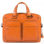 Piquadro Blue Square Special Kurzgrifflaptoptasche 14" Orange jetzt online kaufen