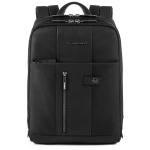 Piquadro Brief Schmaler Laptoprucksack mit iPad-Fach schwarz jetzt online kaufen