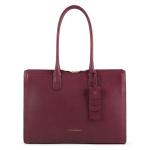 Piquadro Gea Große Damenlaptoptasche mit Anti-Stoss Schutz burgundy jetzt online kaufen